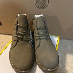 Seven Dials Malise lace up bootie sage/sueded smooth size 11 new in box